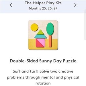 LIKE NEW - LOVEVERY Double-Sided Sunny Day Puzzle